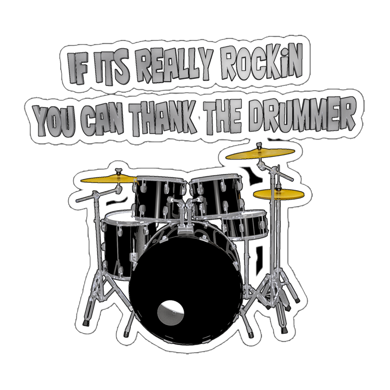 Rockin Drummer sticker